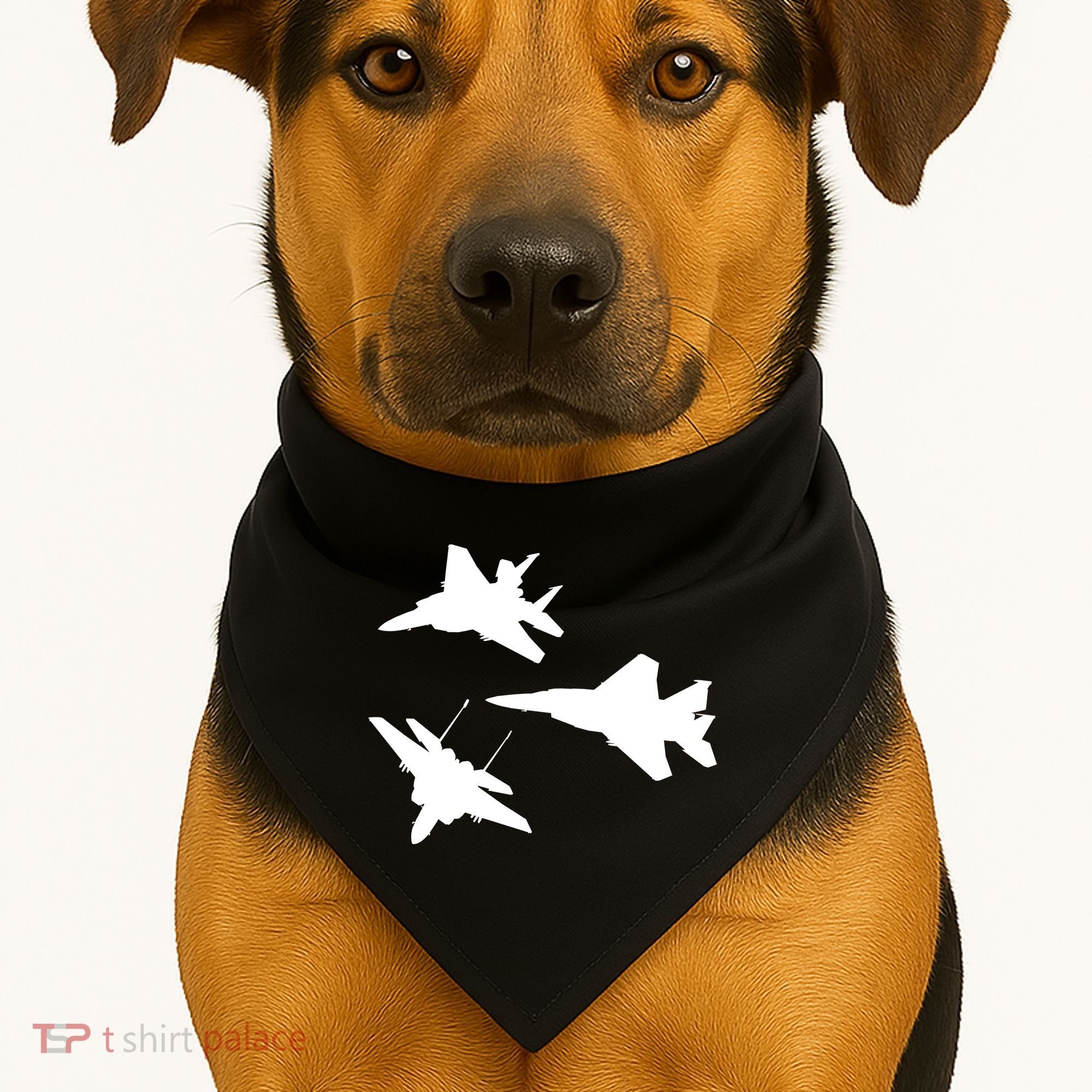 Military Fighter Jets USA-Made Doggie Bandana