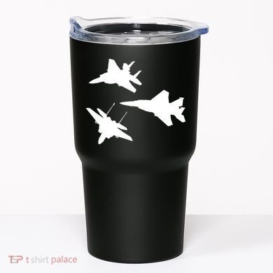 Military Fighter Jets Tumbler