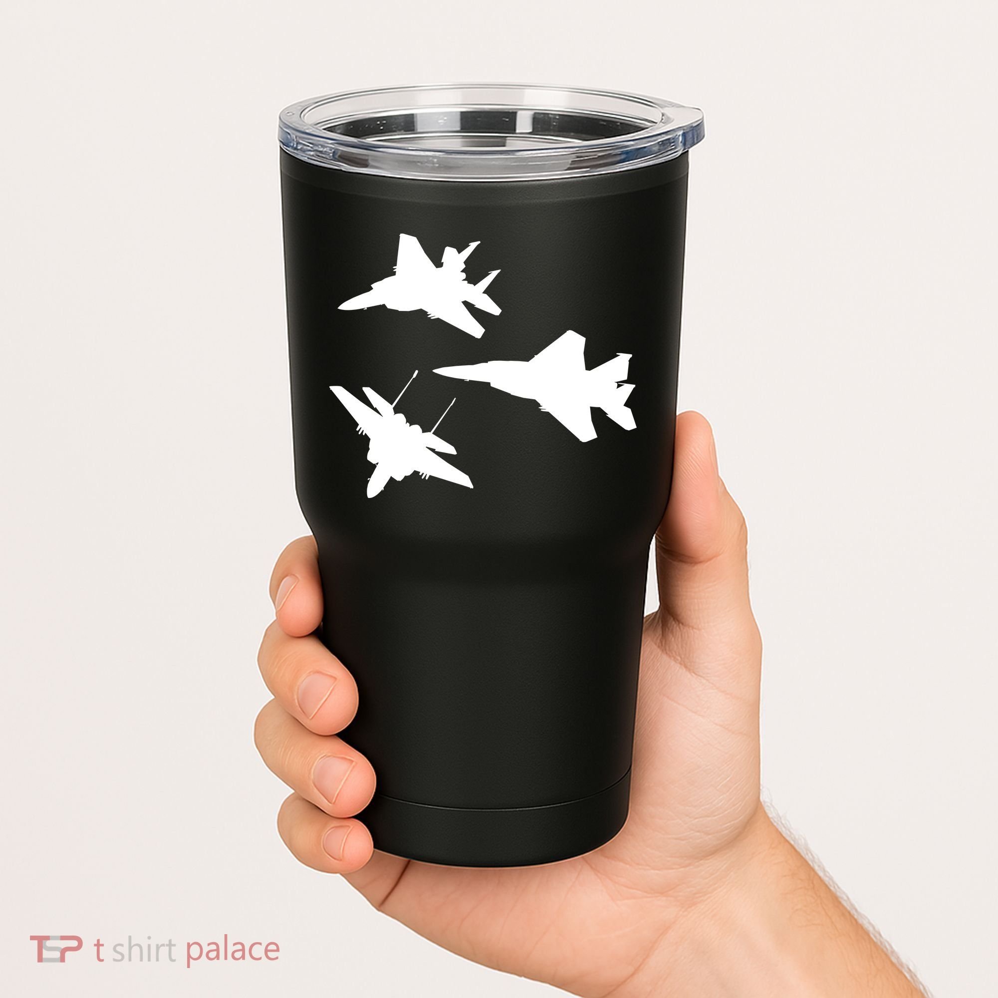 Military Fighter Jets Tumbler