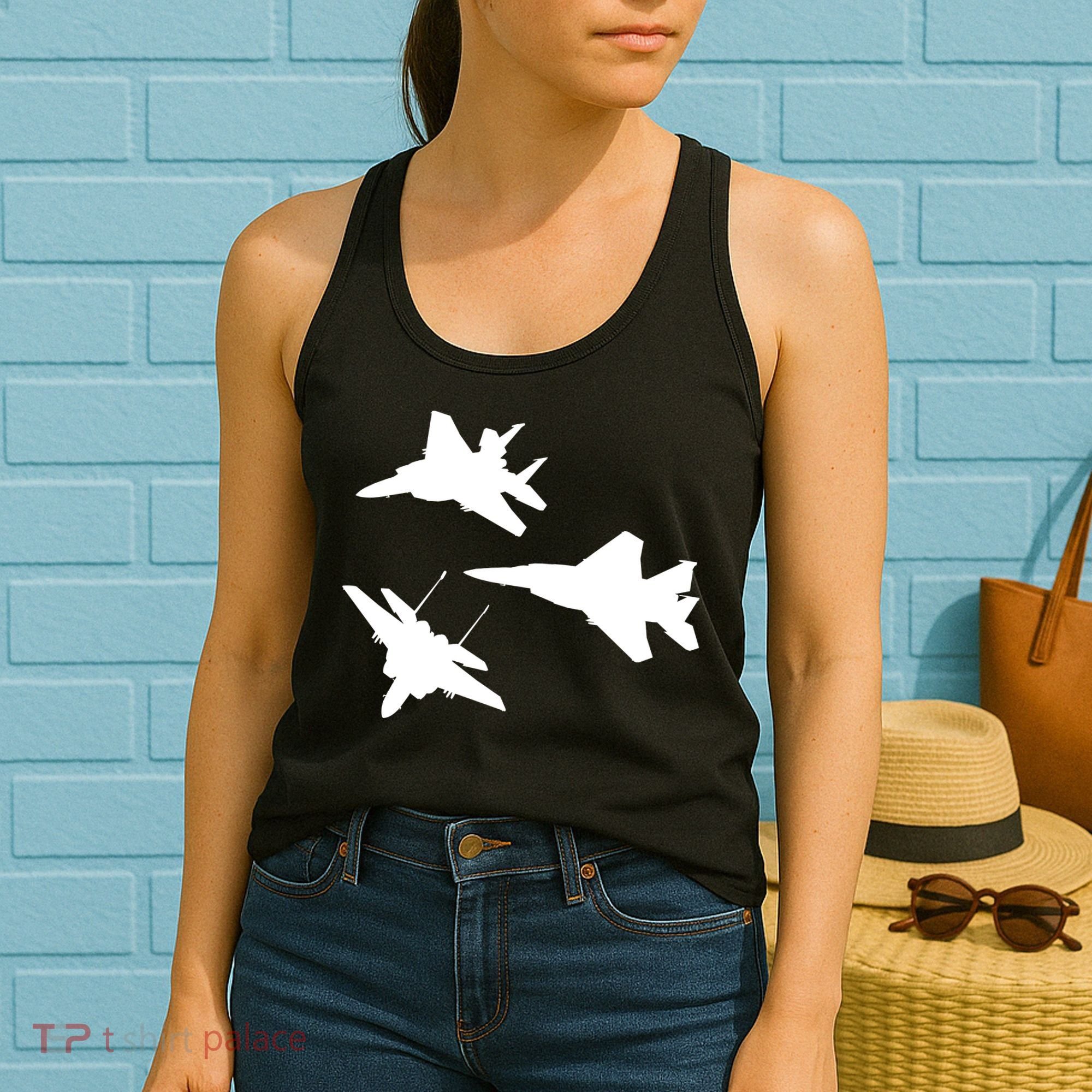 Military Fighter Jets Women's Tank Top