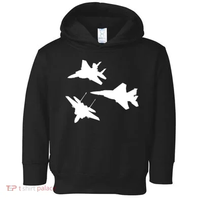 Military Fighter Jets Toddler Hoodie