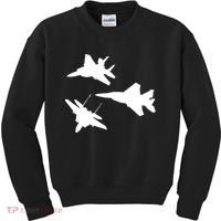 Military Fighter Jets Kids Sweatshirt thumb 0