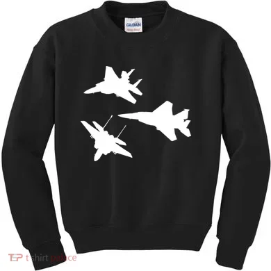 Military Fighter Jets Kids Sweatshirt
