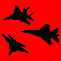 Military Fighter Jets Santa Hat thumb 1