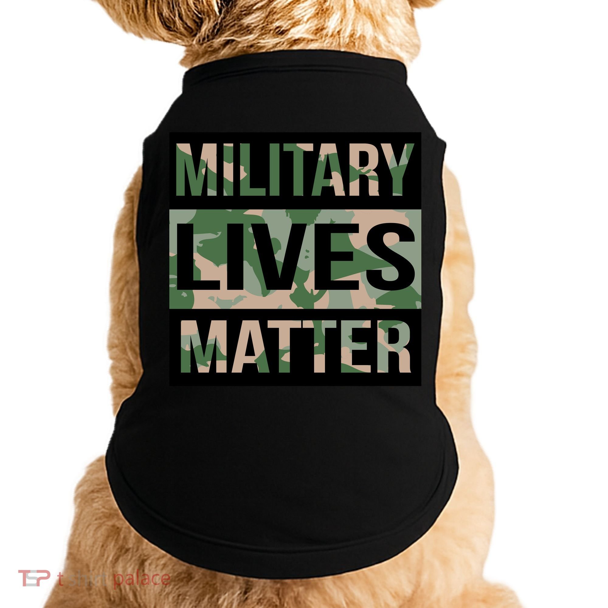Military Lives Matter Doggie Tank