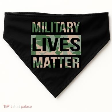 Military Lives Matter USA-Made Doggie Bandana