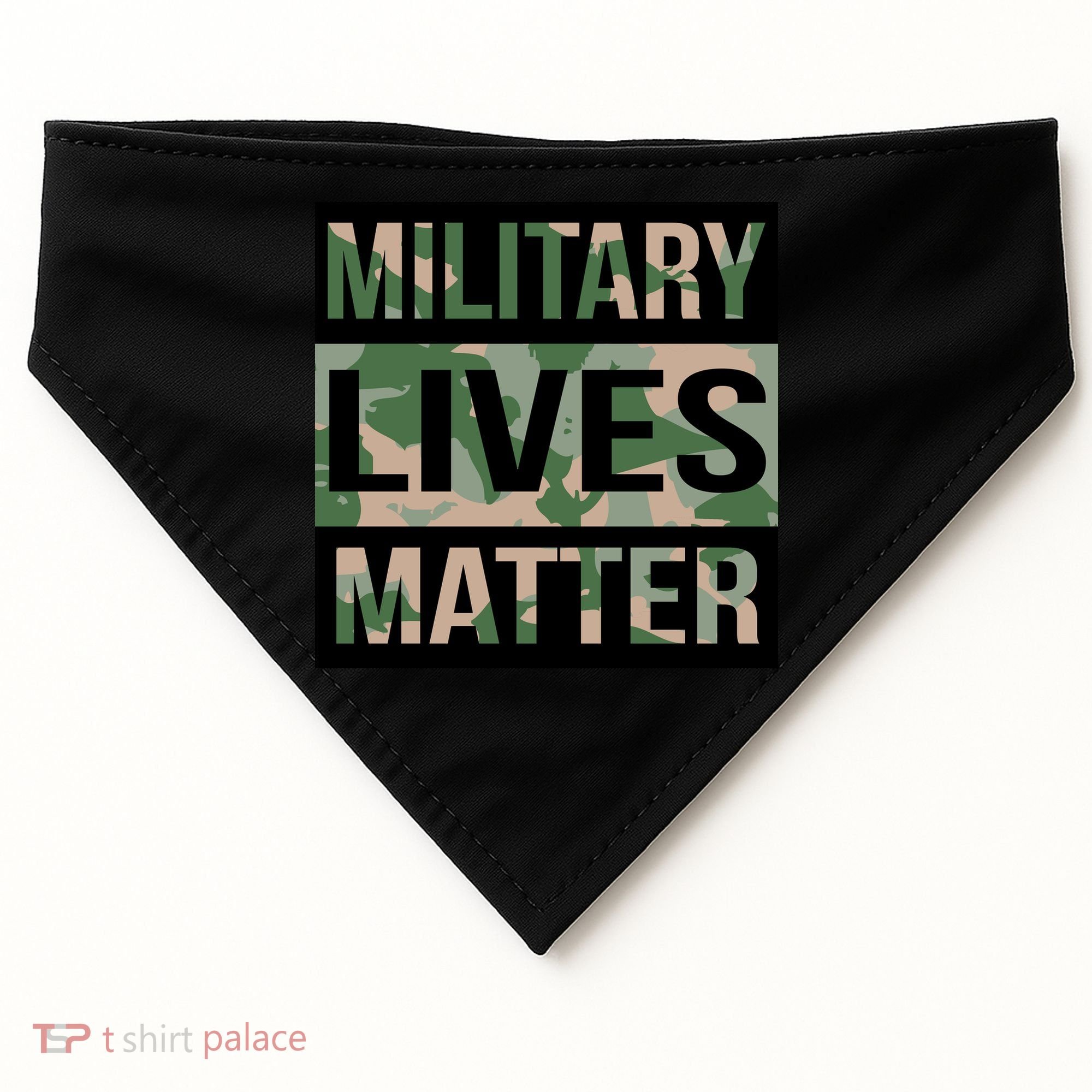 Military Lives Matter USA-Made Doggie Bandana