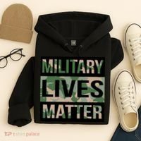 Military Lives Matter Hoodie thumb 4
