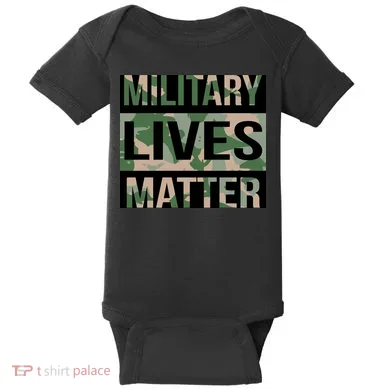 Military Lives Matter Baby Bodysuit
