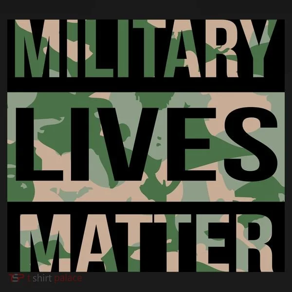 Military Lives Matter Tank Top