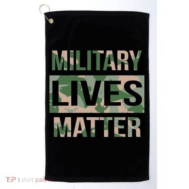 Military Lives Matter Golf Towel