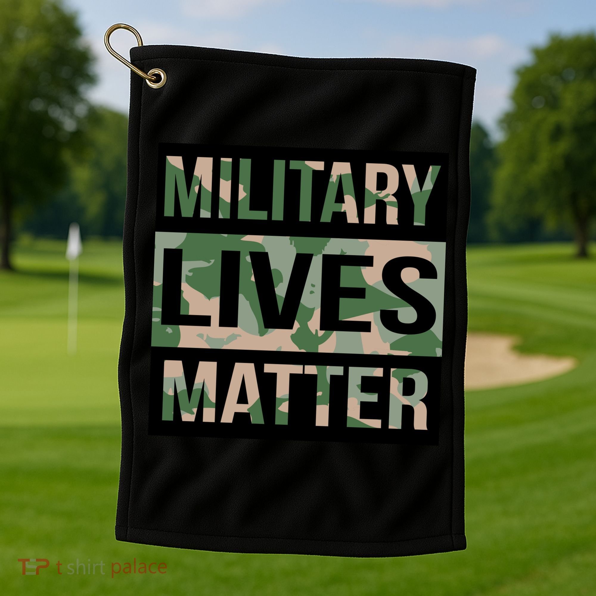 Military Lives Matter Golf Towel
