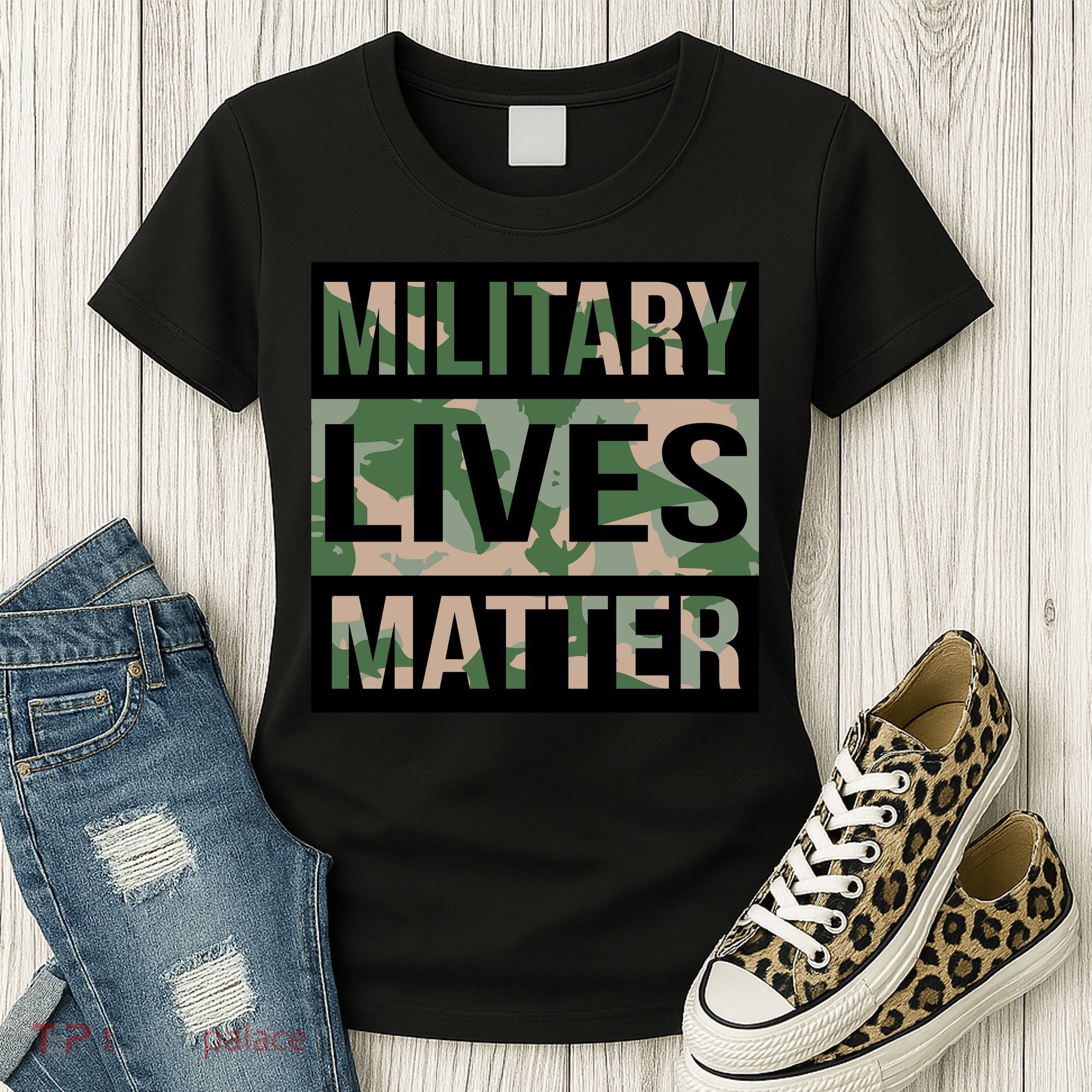 Military Lives Matter Women's T-Shirt