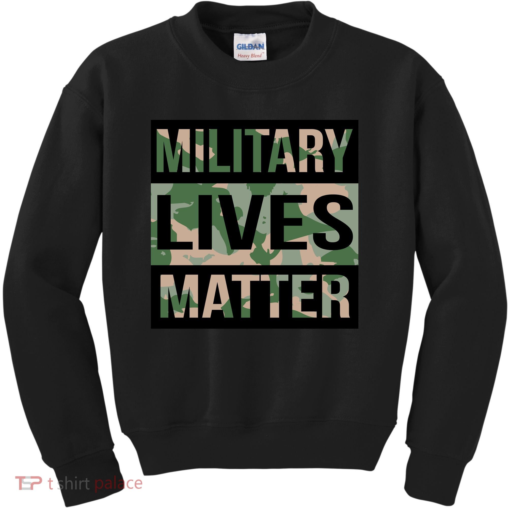 Military Lives Matter Kids Sweatshirt