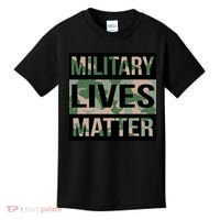 Military Lives Matter Kids T-Shirt thumb 0