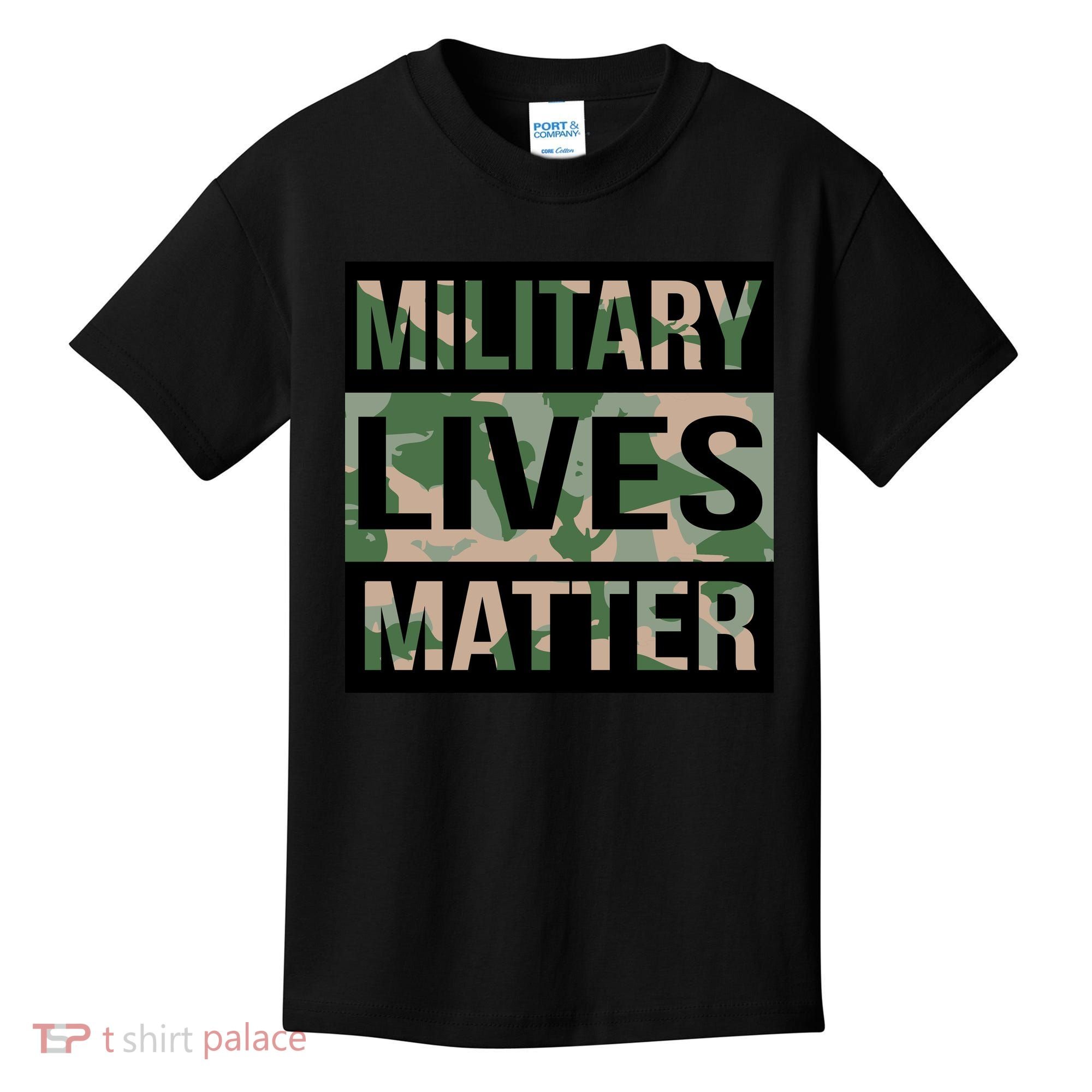 Military Lives Matter Kids T-Shirt