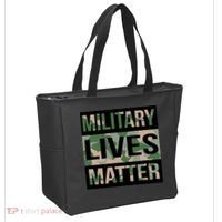 Military Lives Matter Tote Bag thumb 2