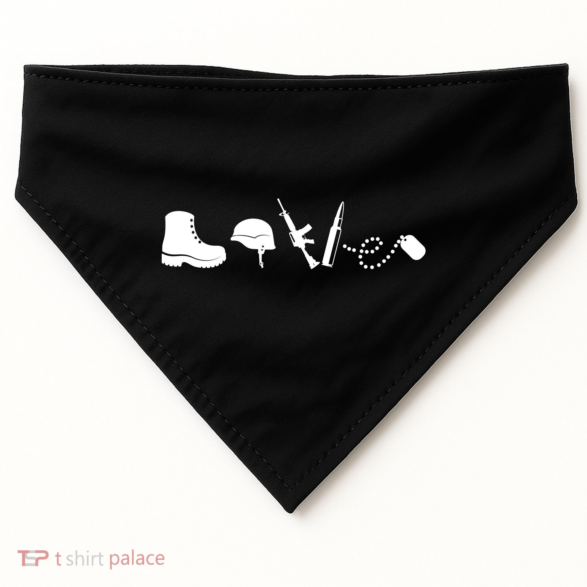 Military Love USA-Made Doggie Bandana