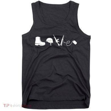 Military Love Tank Top