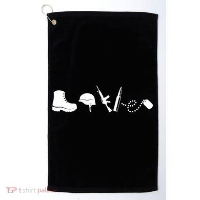 Military Love Golf Towel