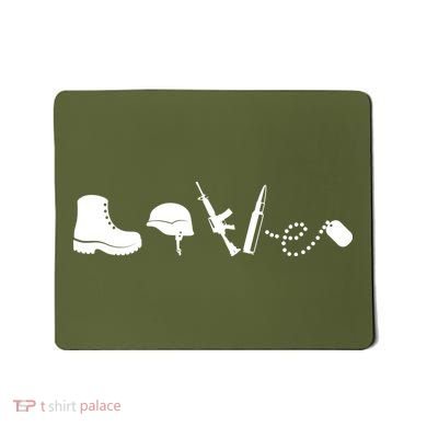 Military Love Mousepad