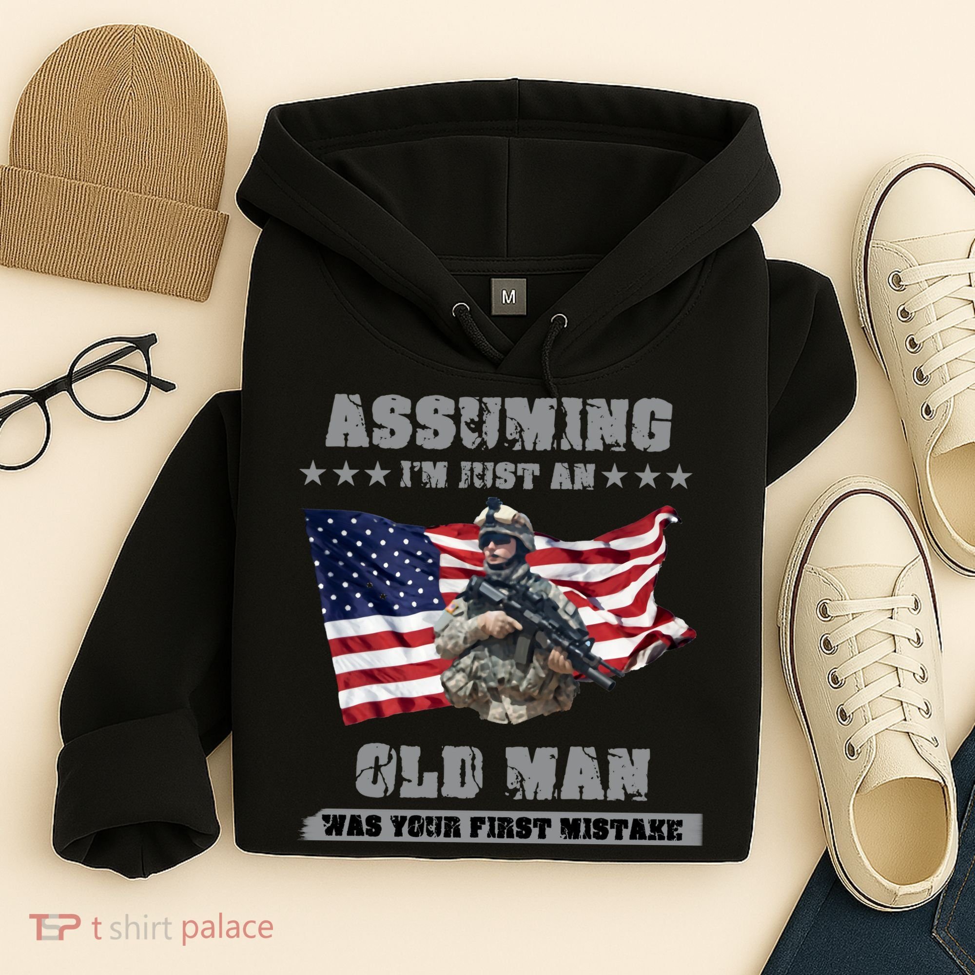 Military man shit Hoodie