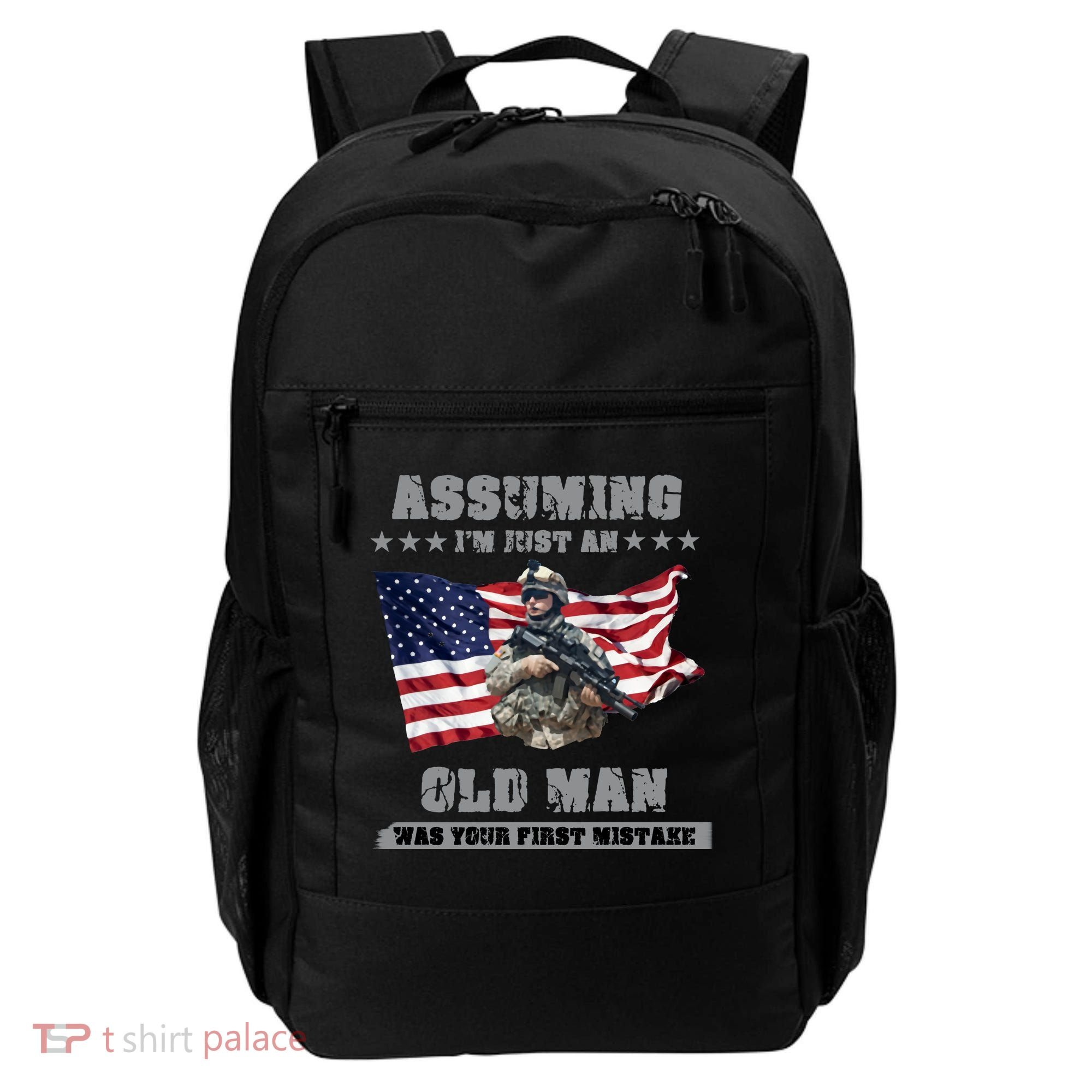 Military man shit Backpack