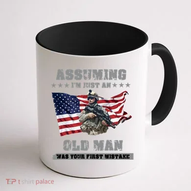 Military man shit Coffee Mug back