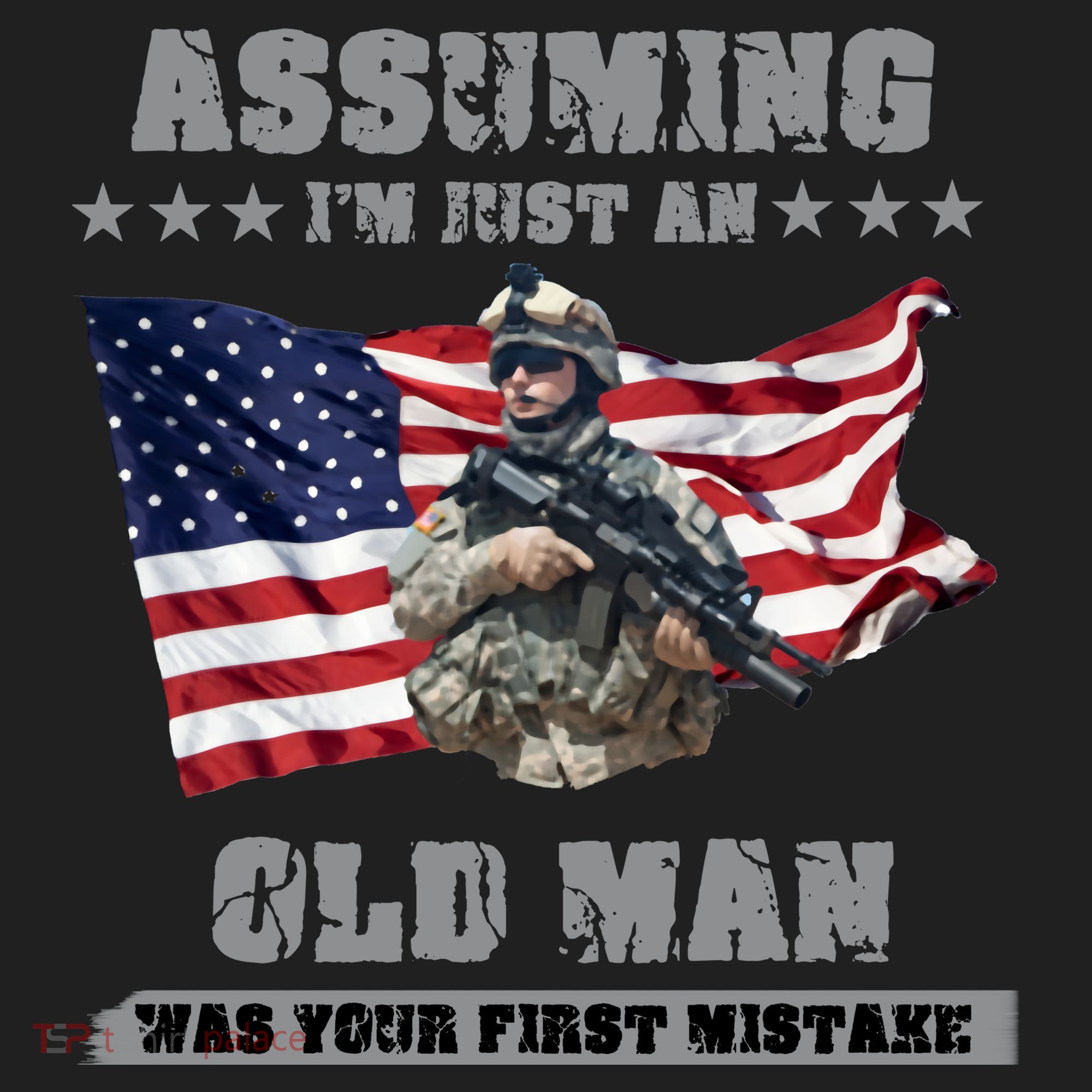 Military man shit Beanie