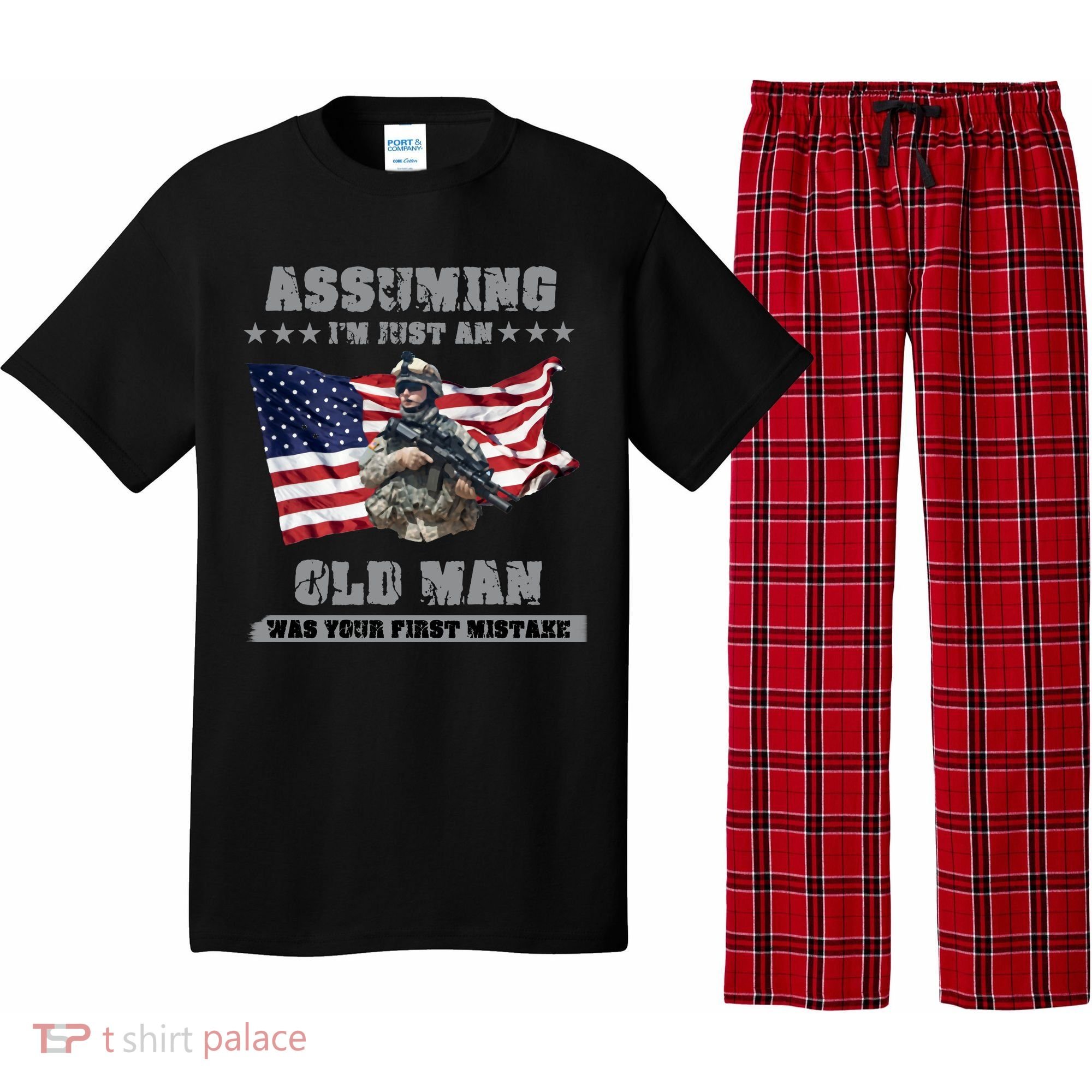 Military man shit Pajama Set
