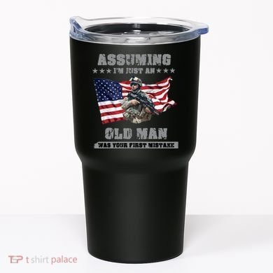 Military man shit Tumbler