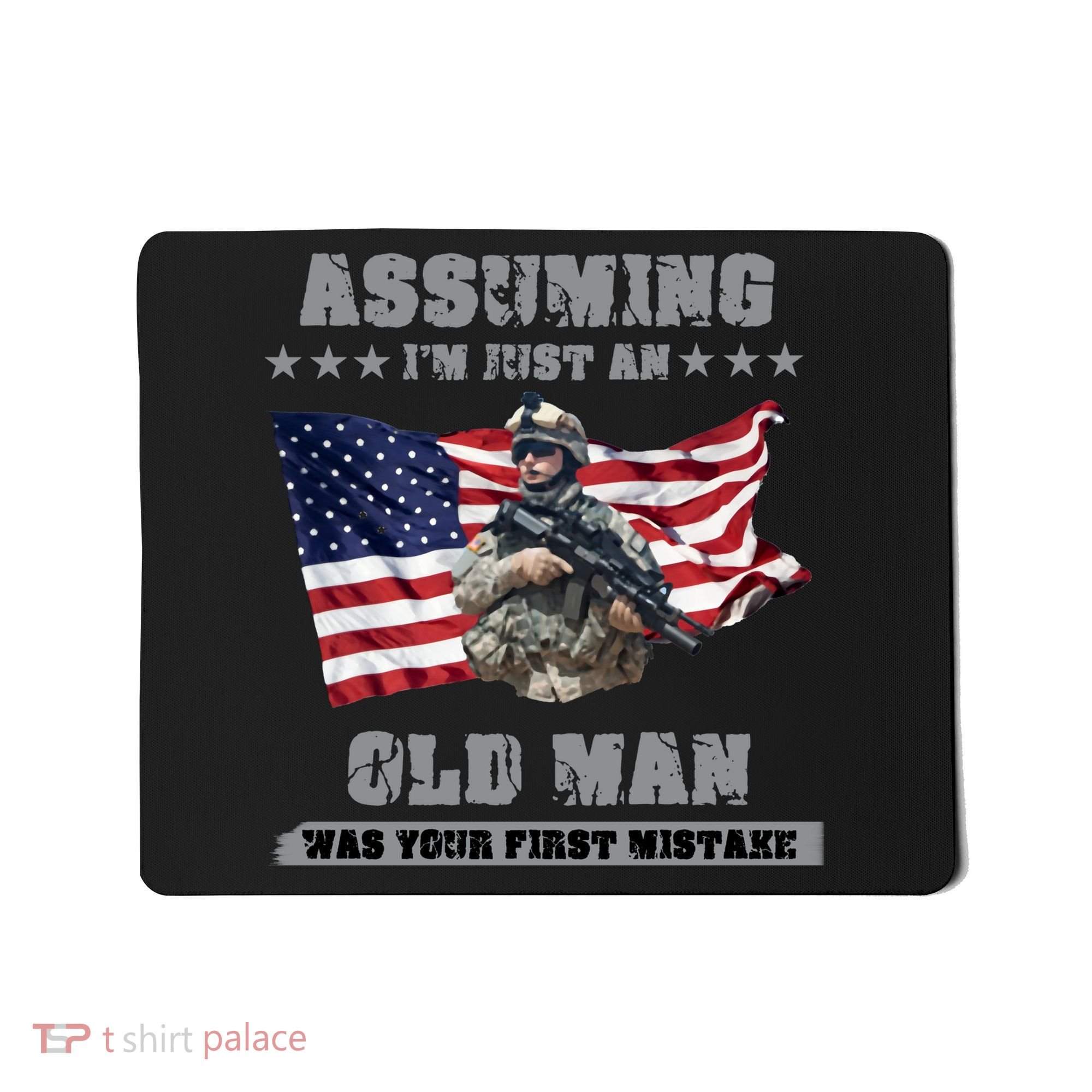 Military man shit Mousepad