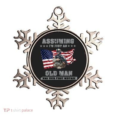 Military man shit Ornament