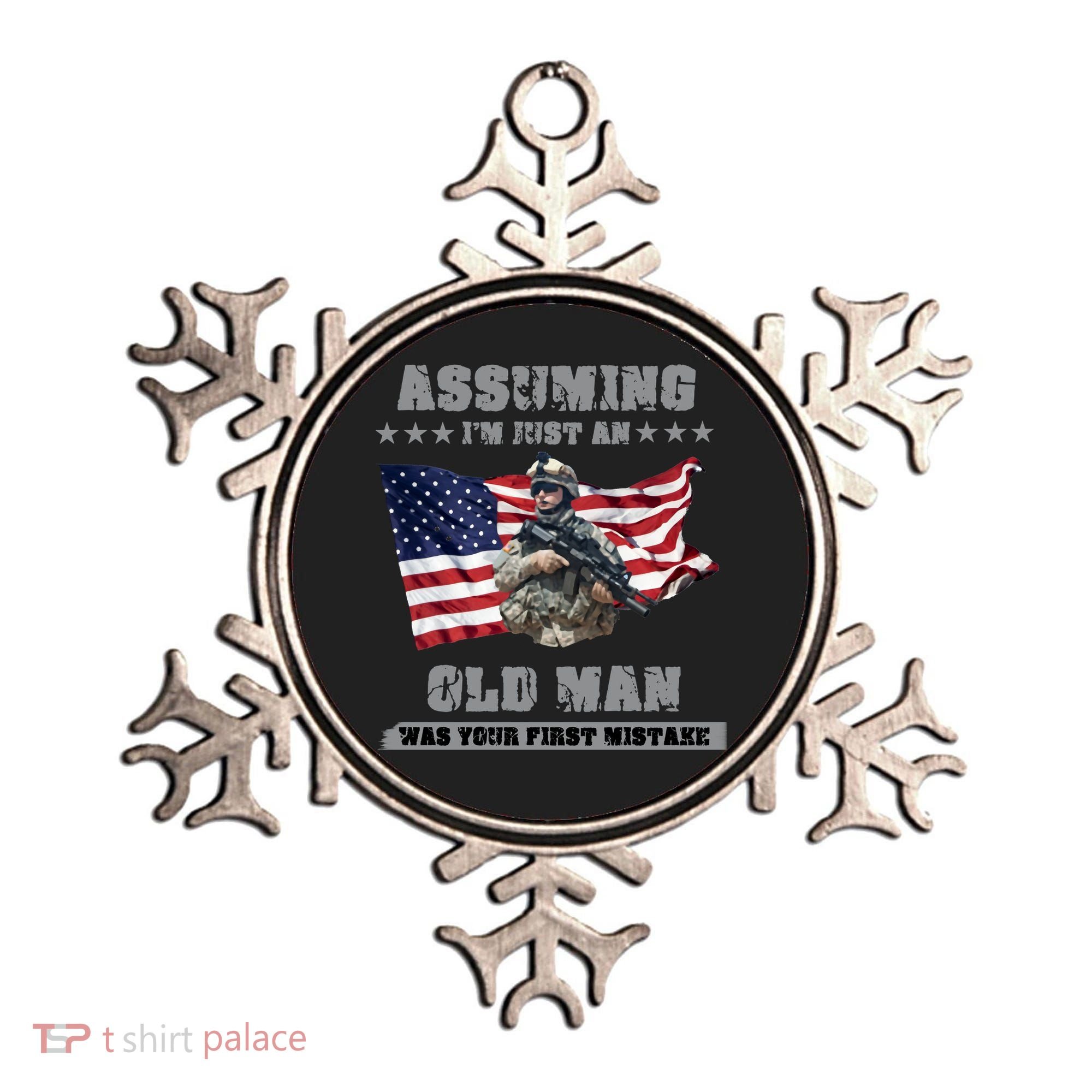 Military man shit Ornament