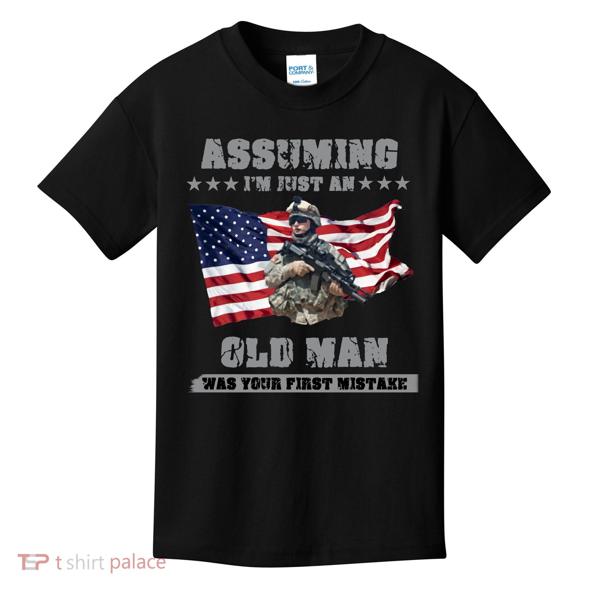 Military man shit Kids T-Shirt