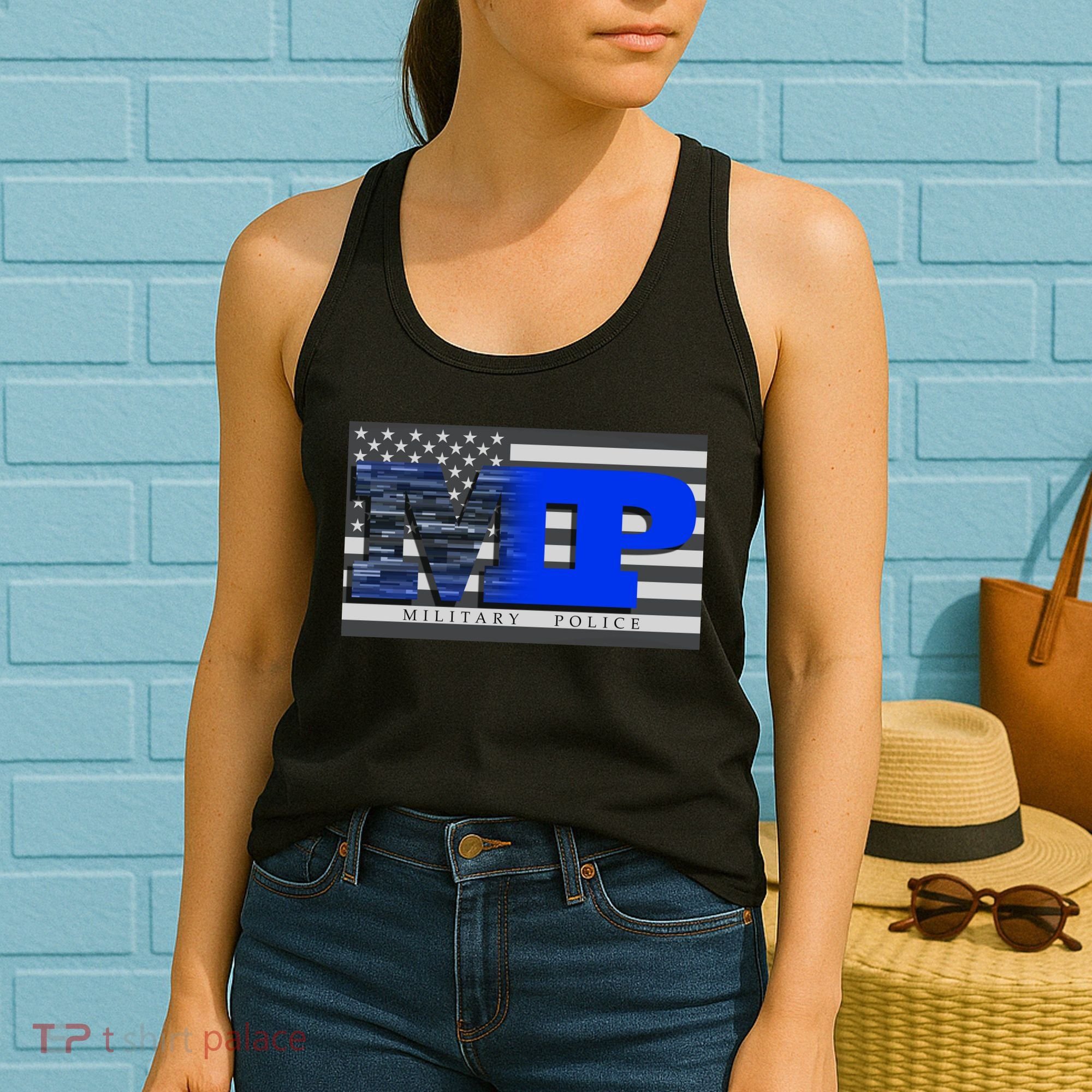 Military Police MP Flag Women's Tank Top