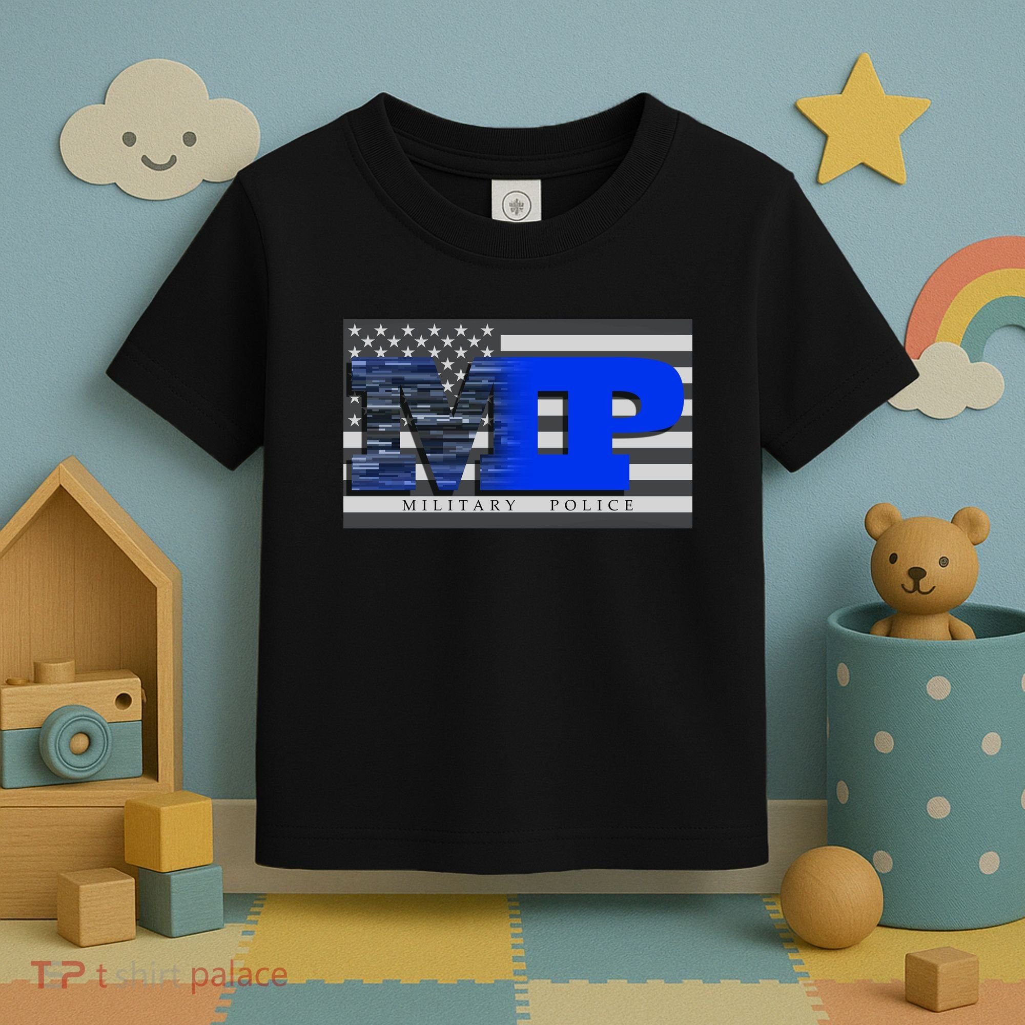 Military Police MP Flag Toddler T-Shirt