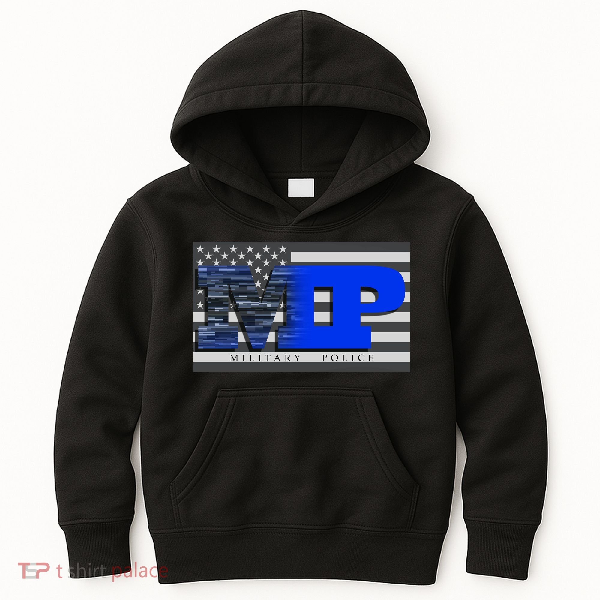 Military Police MP Flag Kids Hoodie