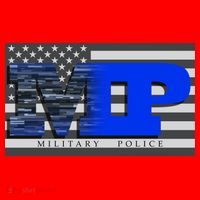 Military Police MP Flag Santa Hat thumb 1