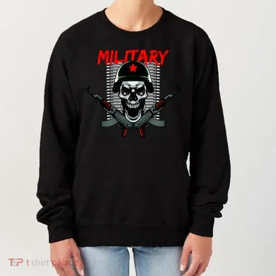 Military Skeleton Women's Sweatshirt