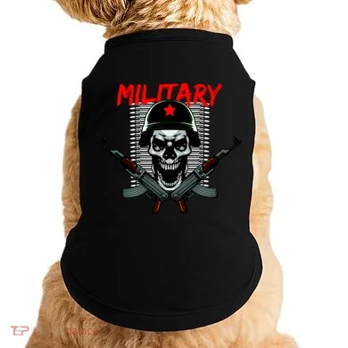 Military Skeleton Doggie Tank