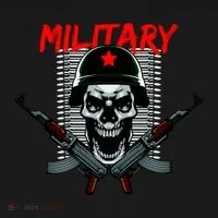 Military Skeleton Doggie Tank thumb 4
