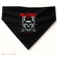Military Skeleton USA-Made Doggie Bandana thumb 0