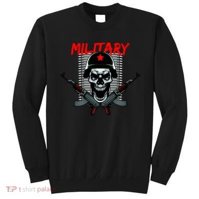 Military Skeleton Sweatshirt