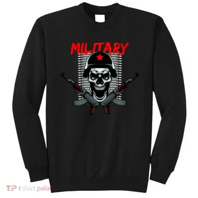 Military Skeleton Sweatshirt