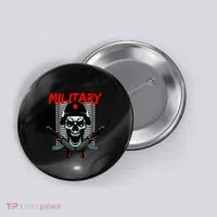Military Skeleton Button thumb 0