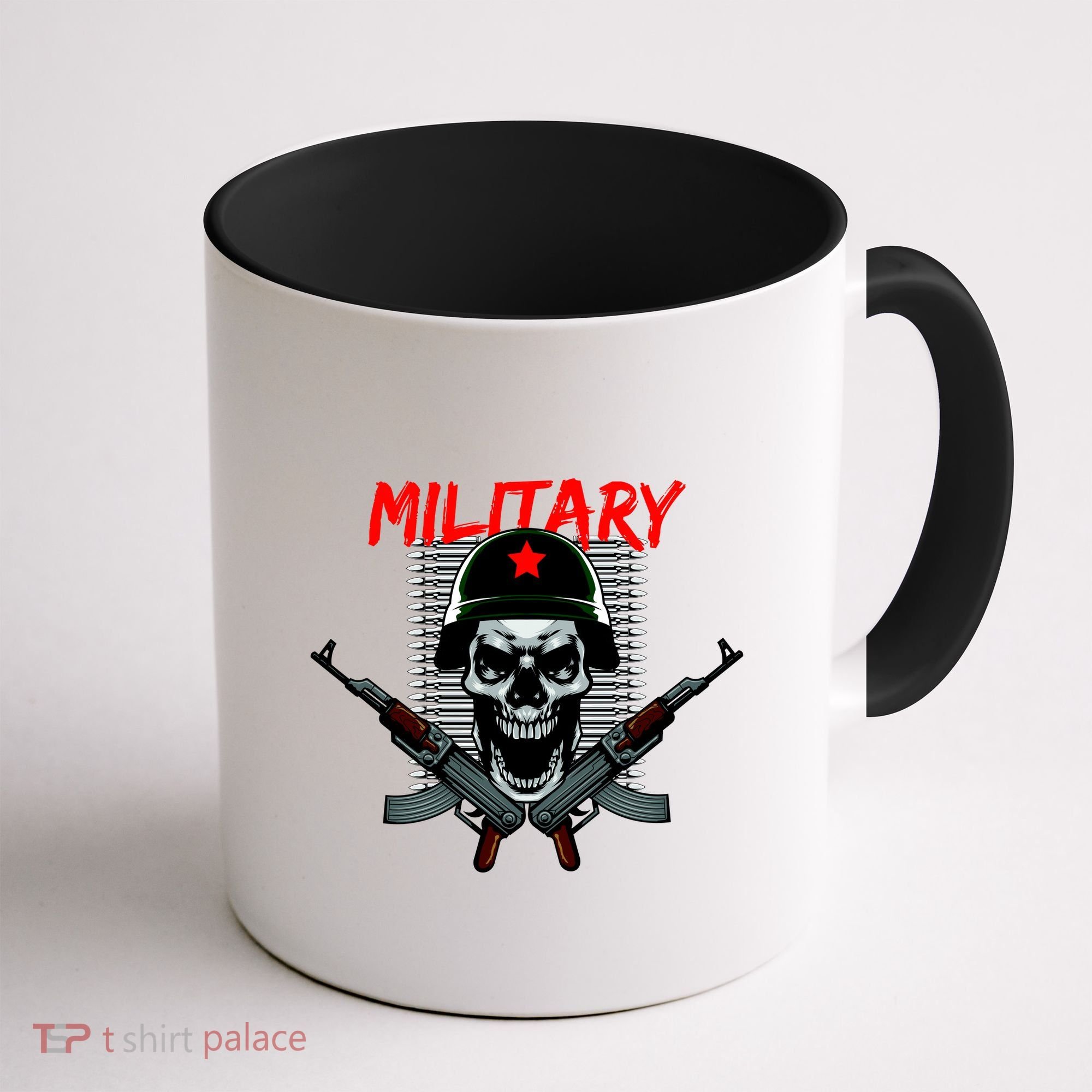 Military Skeleton Coffee Mug