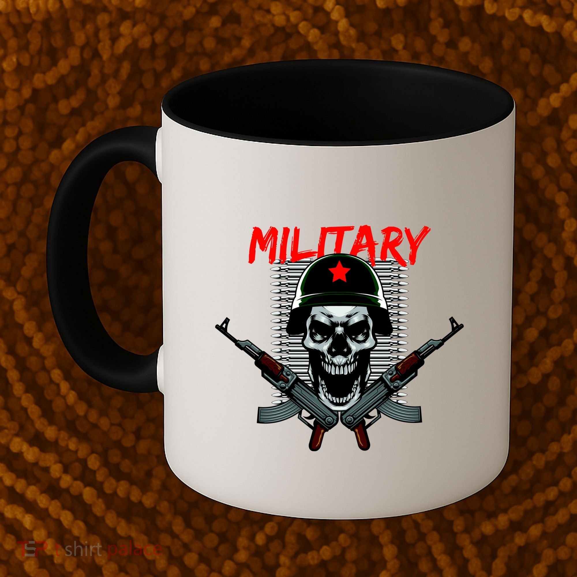 Military Skeleton Coffee Mug