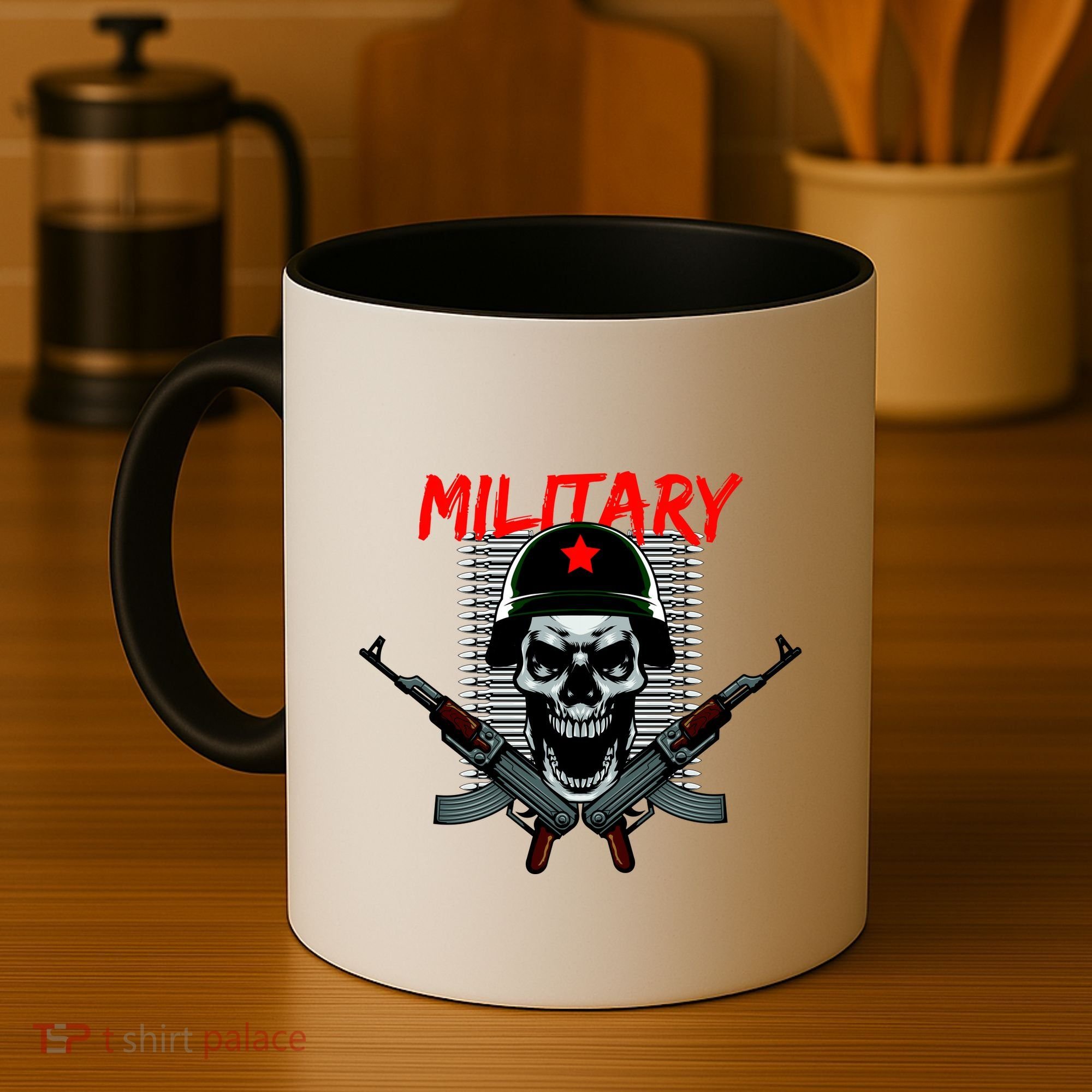 Military Skeleton Coffee Mug