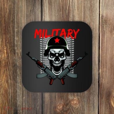 Military Skeleton Coaster